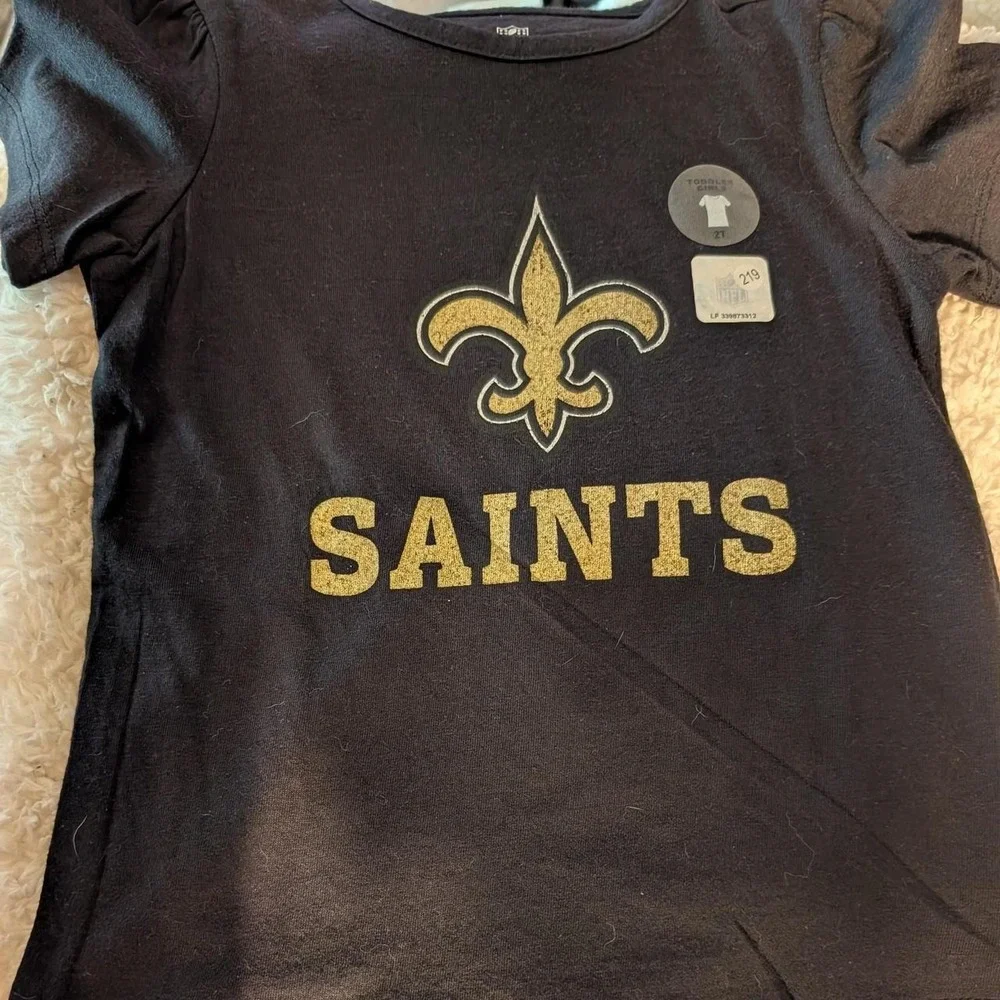 2T NFL Saints babygirl outfit